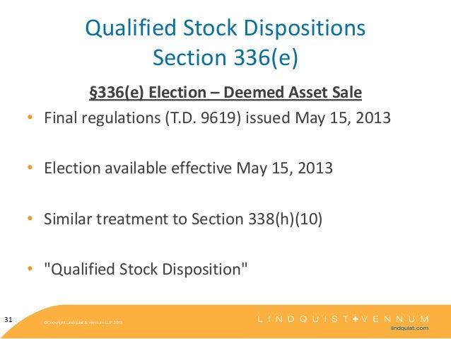 Qualified stock options tax treatment
