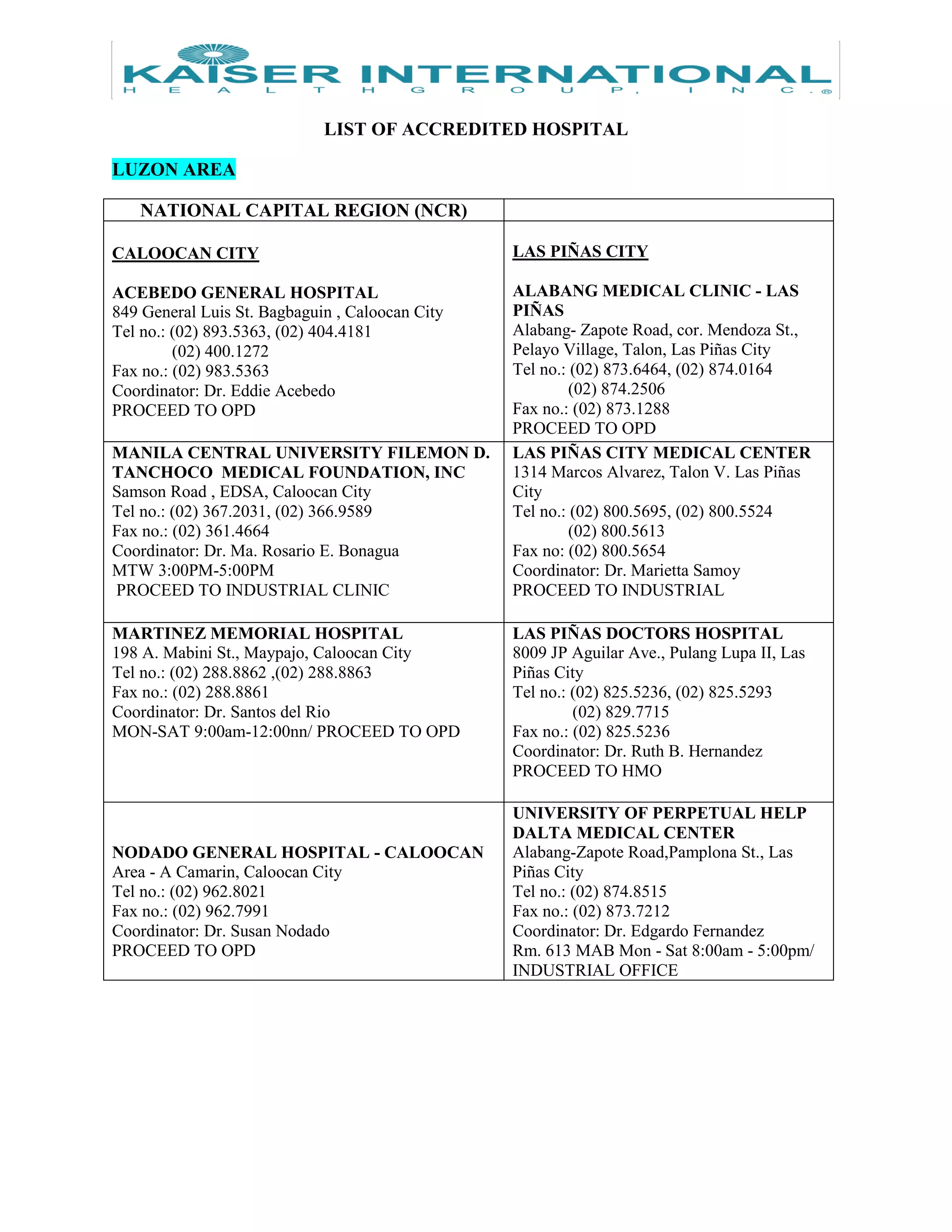 Kaiser healthgroup-accredited-hospital-4-22-2015[1] | PDF