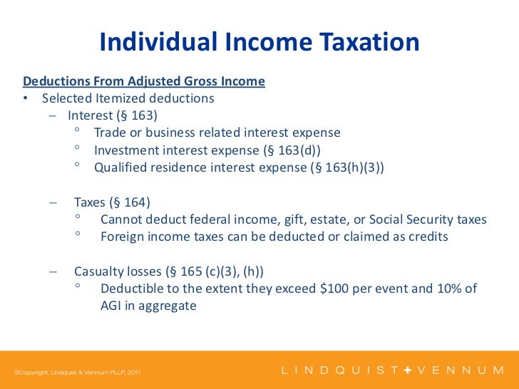 qualified for form income business deduction Individual Income Kaiser slides Taxation