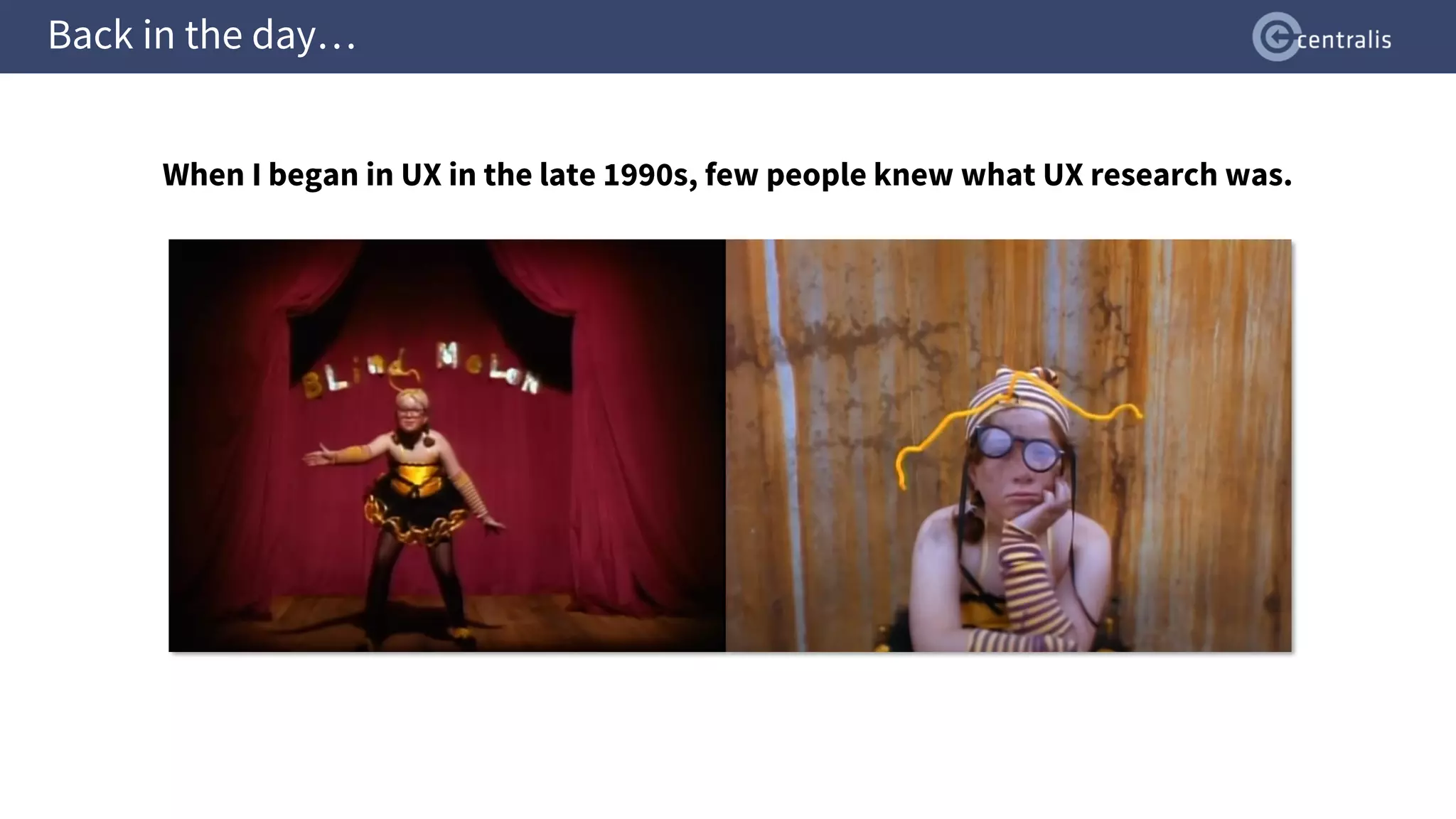 Back in the day…
When I began in UX in the late 1990s, few people knew what UX research was.
 