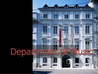 Department of Music
 