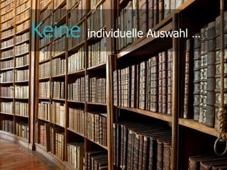 @maxkaiser
→
→ @maxkaiser
Keine individuelle Auswahl …
 