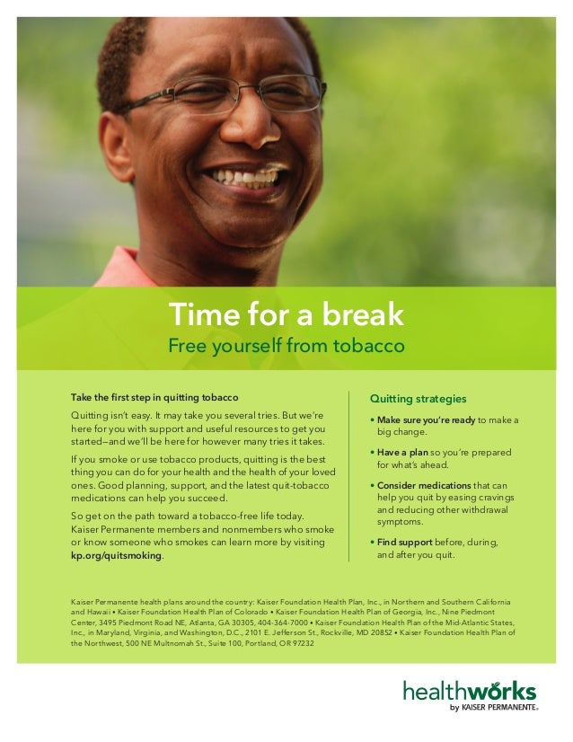 TobaccoCessation Emails, Fliers and Posters