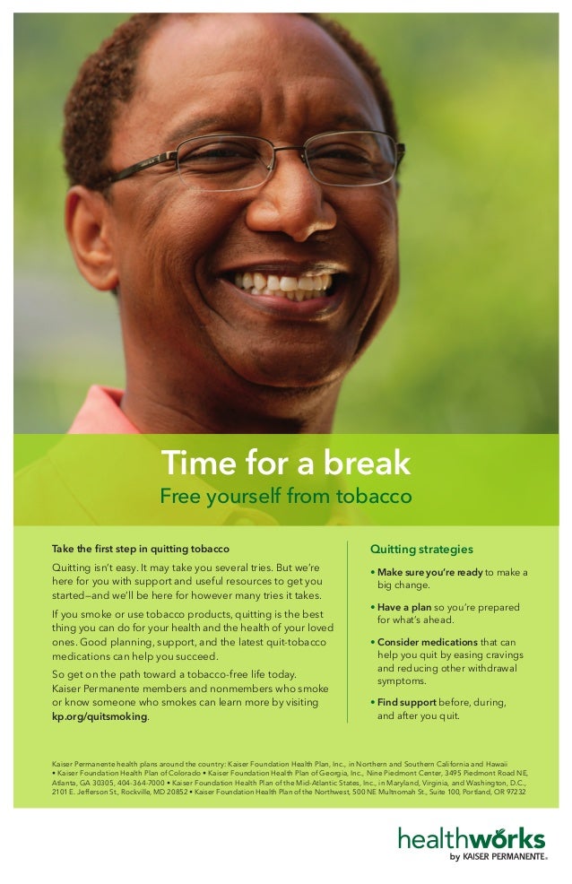 TobaccoCessation Emails, Fliers and Posters