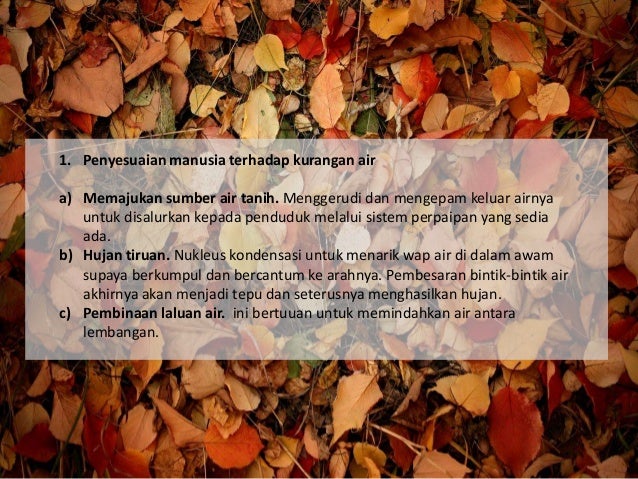 Kaitan Sistem Hidrologi Dengan Manusia