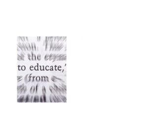 How Behaviorism Fits my
Philosophy of Education
                Behaviorism fits with my
                philosophy of education
                because, I want to have
                tangible evidence that
                my students are learning.
                By relying on only
                observable factors I feel
                that I can be confident
                that my students are
                learning and
                remembering what I have
                taught them.
           10
 