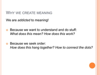 Kai Weber - Addicted to meaning - tcworld 121023 public | PDF