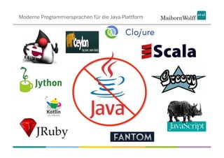 Moderne Programmiersprachen für die Java-Plattform
 