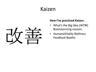 Kaizen | PPTX