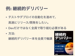 •  
/ /
• : Dev, Ops, QA, PM, Design
 