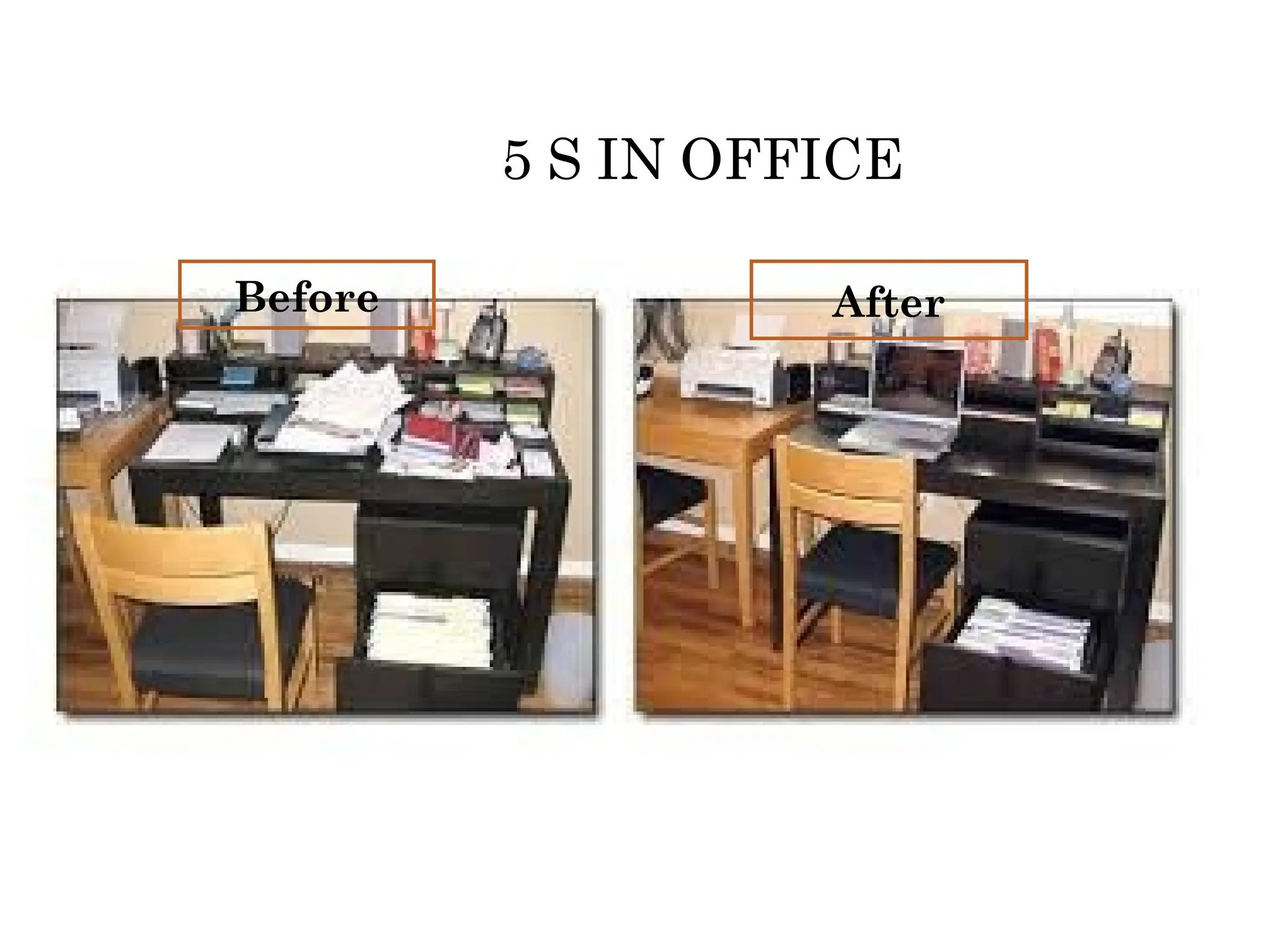 5 S IN OFFICE
11/2/2015
Before After
 