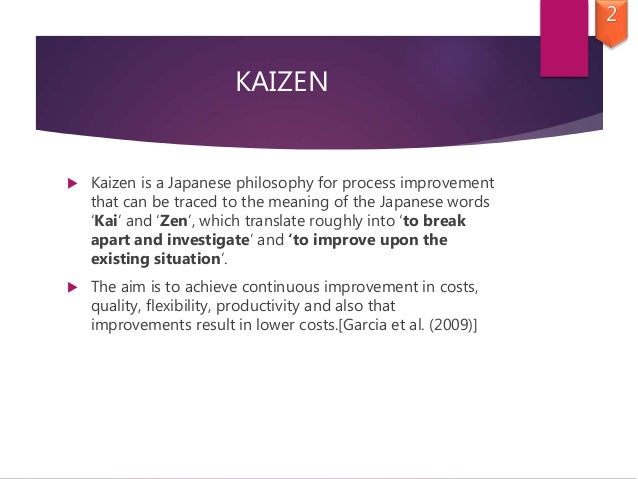 Kaizen and kanban