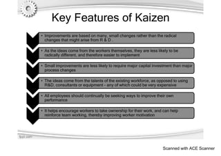 Kaizen Basics Pictorial User Friendly very effective | PDF