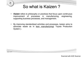 Kaizen Basics Pictorial User Friendly very effective | PDF