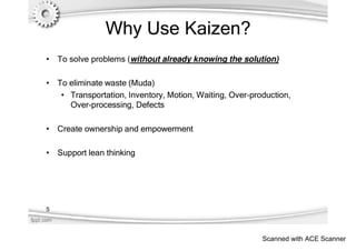 Kaizen Basics Pictorial User Friendly very effective | PDF