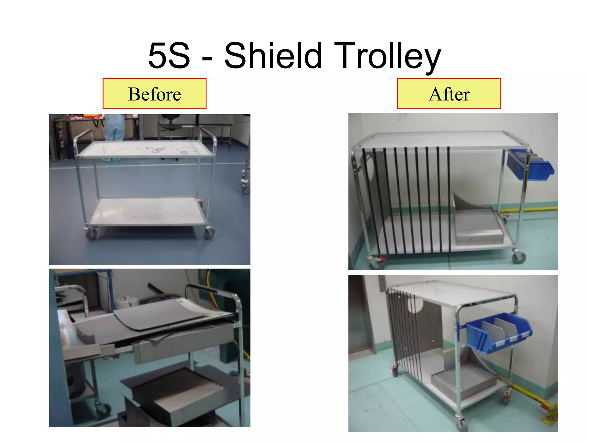 5S - Shield Trolley
Before After
 