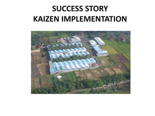 SUCCESS STORY 
KAIZEN IMPLEMENTATION 
 