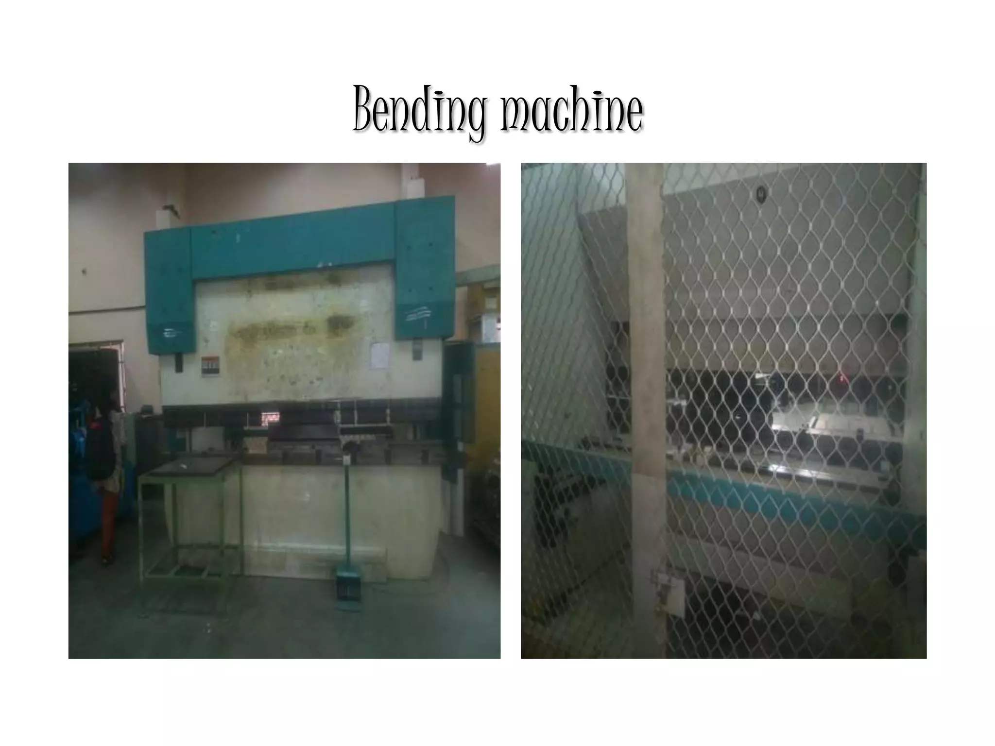 Bending machine
 