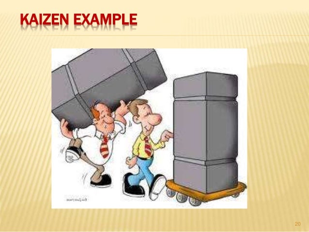 kaizen presentation for garments kaizen examples