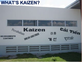 WHAT’S KAIZEN?
 NA D
 