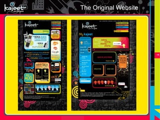 The Original Website




                       19
 