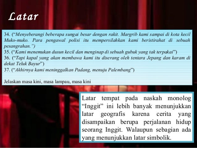 Kajian Feminisme dalam Naskah Drama Monolog Inggit