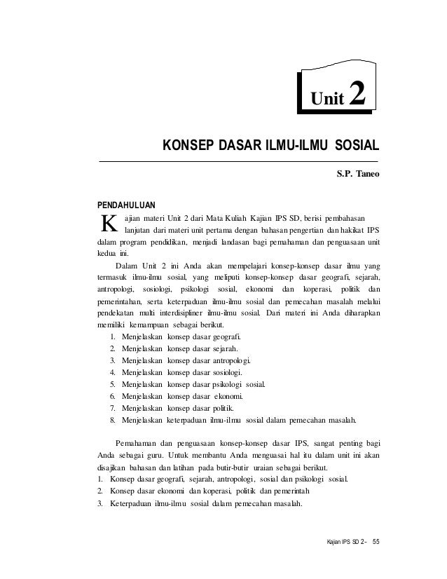 Konsep dasar geografi dan contohnya