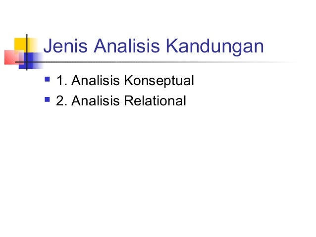 Kajian kualitatif analisis kandungan