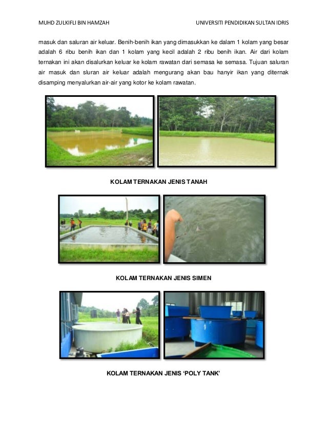 Kajian Lapangan Ladang Ternakan Ikan
