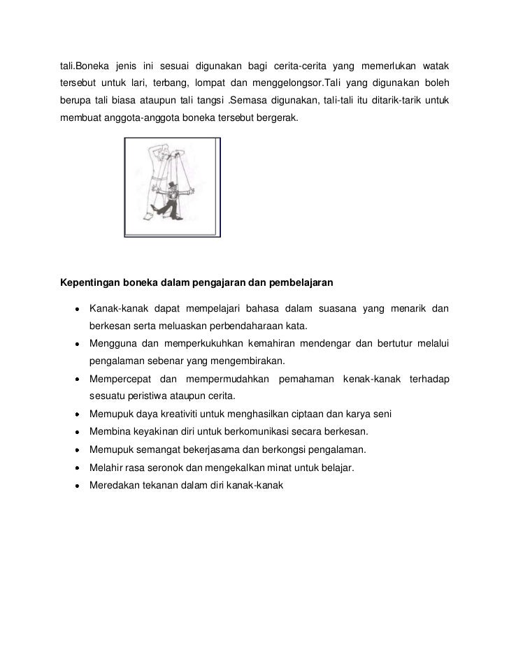 Kajian ringkas boneka