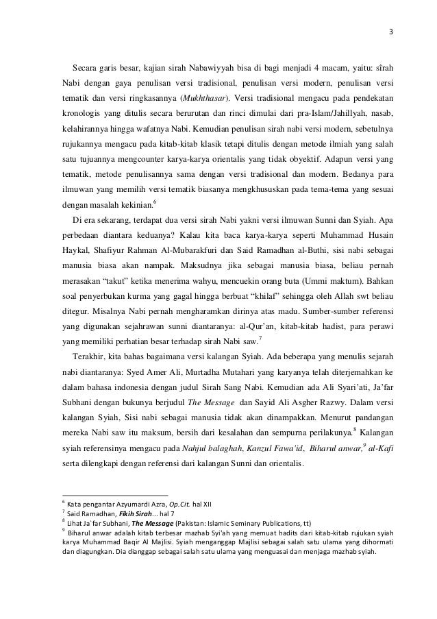 Fadh Ahmad - Kajian sirah Nabi saw Menurut ilmuwan Muslim 