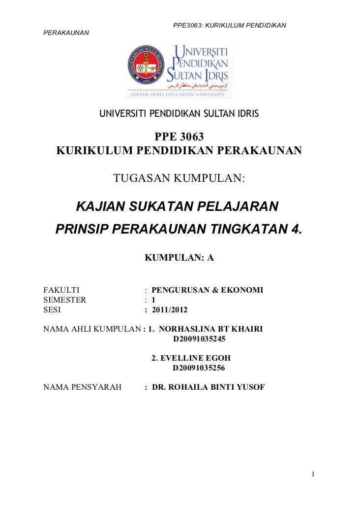 Nota Prinsip Perakaunan Tingkatan 4  Jawapan Buku Teks Prinsip