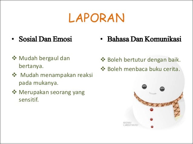 Kajian terhadap kanak kanak berumur 1-5 tahun