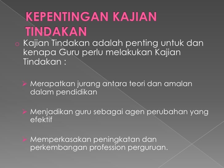 Kajian Tindakan Dalam Pendidikan 2