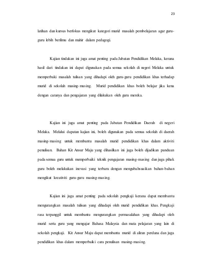 Kajian Tindakan Meningkatkan Kemahiran Menulis Mekanis Menggunakan Ki
