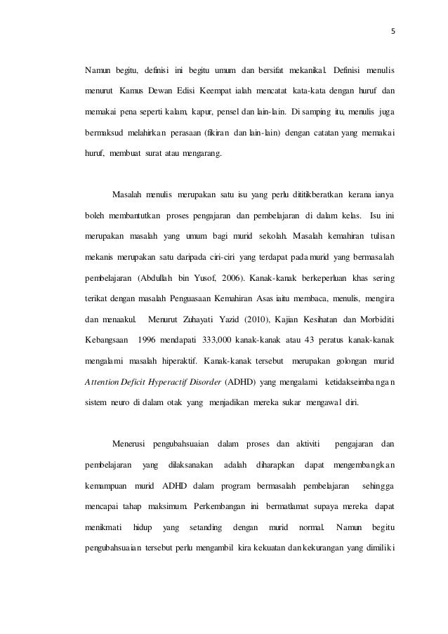 Kajian Tindakan Meningkatkan Kemahiran Menulis Mekanis Menggunakan Ki