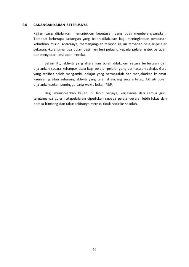 Surat Amaran Ponteng Sekolah 2019