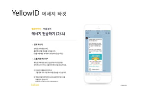 YellowID 메세지 타겟
 