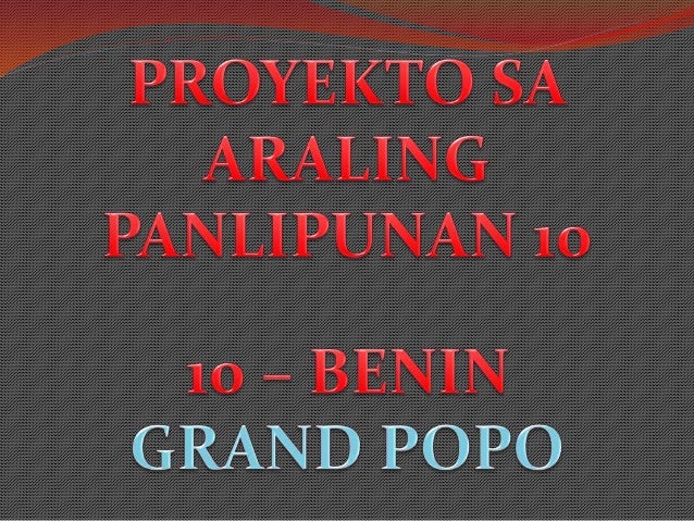 Kakapusan Araling Panlipunan 10