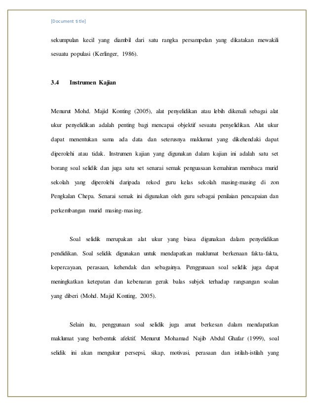 Tesis Gejala Ponteng