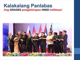 Kalakalang Panlabas
Ang GRADES pinaghihirapan HINDI inililimos!
 