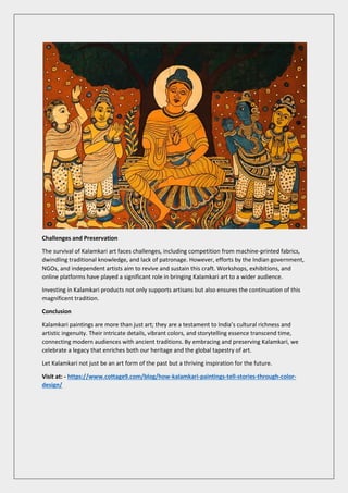 Kalamkari Paintings: Traditional Indian Art of Storytelling & Elegance ...