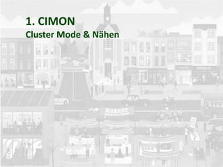 1. CIMON
Cluster Mode & Nähen
 