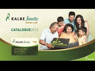 KALBE Family Rewards Card - Catalogue 2013
