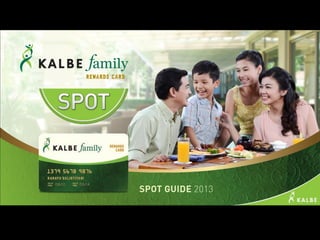 KALBE Family Rewards Card - Spot Guide 2013