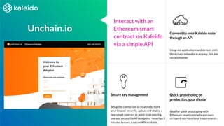 Kaleido Platform Overview and Full-stack Blockchain Services | PDF