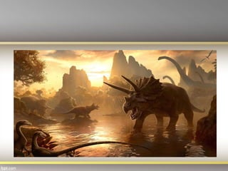 Кенозоик
• Ера која је започела пре 65 милиона година
и траје још увек.
• “Каинос” - нови.
• У кенозоику нема диносауруса;...