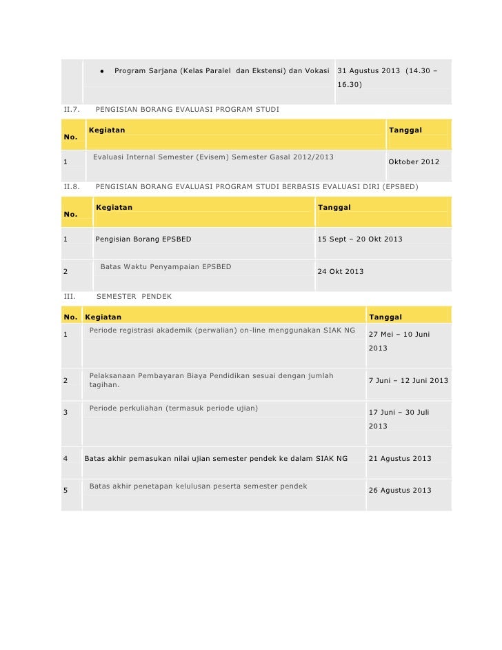 Kalender Akademik Ui 2012 2013