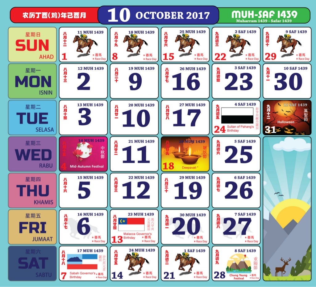Kalendar Kuda Malaysia 2017 Kalendar Kuda Malaysia 2017