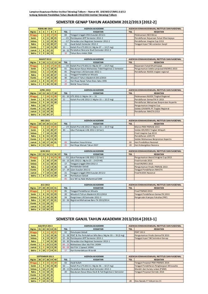 Kalender pendidikan 2012 2013 dan kalender kurikulum 2012 